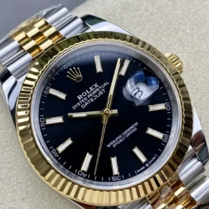 Rolex Datejust m126333 41mm Bright Schwarz Zifferblatt Automatikuhr - Seitenansicht