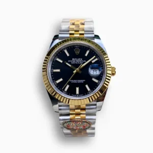 Rolex Datejust m126333 41mm Bright Schwarz Zifferblatt Automatikuhr - Frontansicht