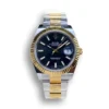 Rolex Datejust m126333 41mm Bright Schwarz Zifferblatt Oyster Automatikuhr - Frontansicht