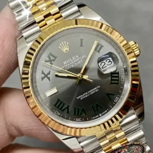 Rolex Datejust m126333 41mm Schiefer Set Zifferblatt Jubilee Automatikuhr - Seitenansicht
