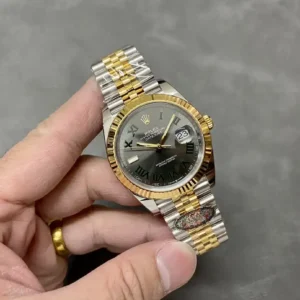 Rolex Datejust m126333 41mm Schiefer Set Zifferblatt Jubilee Automatikuhr - Gehaeuse Ansicht