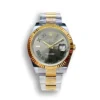 Rolex Datejust m126333 41mm Schiefer Set Zifferblatt Oyster Automatikuhr - Frontansicht