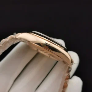 Rolex Day-Datum 128238 36mm Schokolade Zifferblatt Rosa Gold Praesidentenuhr - Rueckseite