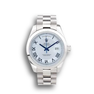 Rolex Day-Datum 228238 40mm Weiss Zifferblatt Praesidentenuhr - Frontansicht