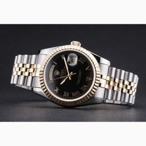 Rolex Day-Datum 36mm Schwarz Zifferblatt SRL78 Praesidentenuhr - Gehaeuse Ansicht