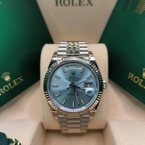 Rolex Day-Datum 40 mm Ice Blau Zifferblatt 228236 Praesidentenuhr - Seitenansicht