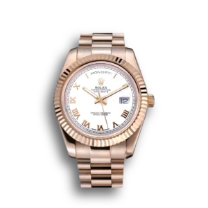 Rolex Day-Datum 622546 40mm Weiss Zifferblatt Praesidentenuhr - Frontansicht