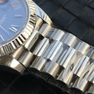 Rolex Day-Datum m228238 Blau Zifferblatt Praesidentenuhr - Armband Detail