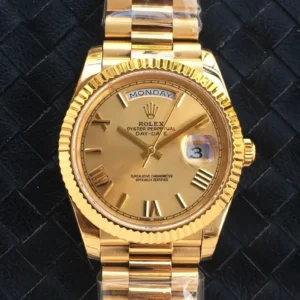 Rolex Day-Datum m228238 Champagner Zifferblatt Praesidentenuhr - Seitenansicht