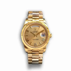 Rolex Day-Datum m228238 Champagner Zifferblatt Praesidentenuhr - Frontansicht