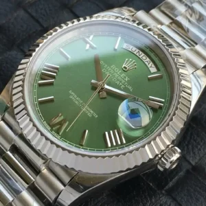 Rolex Day-Datum m228238 Gruen Zifferblatt Praesidentenuhr - Gehaeuse Ansicht