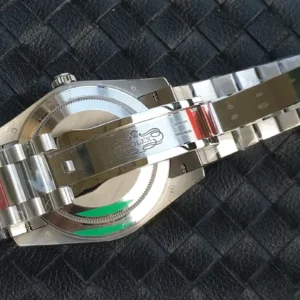 Rolex Day-Datum m228238 Silber Zifferblatt Geriffelt Luenette Praesidentenuhr - Komplettansicht