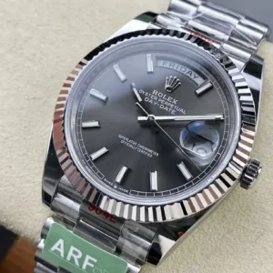 Rolex Day-Datum m228238 Schiefer Set Zifferblatt Praesidentenuhr - Armband Detail