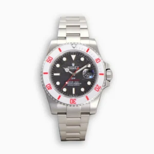 Rolex DIW Submariner Parakeet 116610LB EOC Schwarz Zifferblatt Taucheruhr - Frontansicht