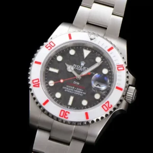 Rolex DIW Submariner Parakeet 116610LB EOC Schwarz Zifferblatt Taucheruhr - Seitenansicht