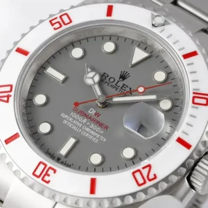 Rolex DIW Submariner Parakeet 116610LB Glacial Grau Zifferblatt Taucheruhr - Seitenansicht