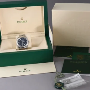 Rolex Datejust 41mm Blau Zifferblatt 126334 Oyster Automatikuhr - Seitenansicht