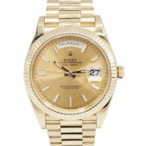 Rolex Day-Datum II 40mm Champagner Zifferblatt 228238 Praesidentenuhr - Frontansicht