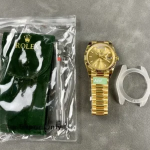 Rolex Day-Datum II 40mm Champagner Zifferblatt 228238 Praesidentenuhr - Detail Zifferblatt