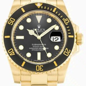 Rolex Submariner 116618LN 40mm Schwarz Zifferblatt Taucheruhr - Zifferblatt Nahaufnahme