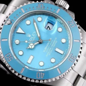 Rolex SUB Submariner 116619LB Tiffany Blau Zifferblatt Taucheruhr - Gehaeuse Ansicht