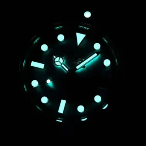 Rolex SUB Submariner 116619LB Tiffany Blau Zifferblatt Taucheruhr - Detail Zifferblatt