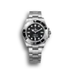 Rolex Submariner 114060 40mm Schwarz Zifferblatt Taucheruhr - Frontansicht
