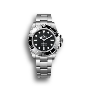 Rolex Submariner 114060 40mm Schwarz Zifferblatt Taucheruhr - Frontansicht