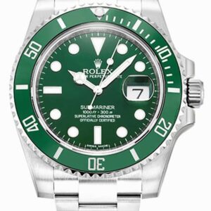 Rolex Submariner 116610LV 40mm Hulk Taucheruhr - Frontansicht
