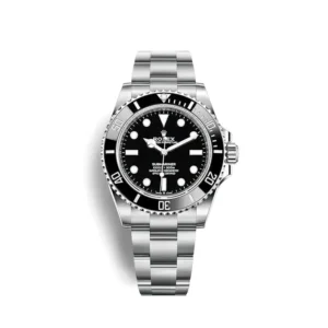 Rolex Submariner 124060 41mm Schwarz Zifferblatt Taucheruhr - Frontansicht