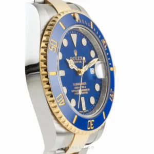 Rolex Submariner 40mm Blau Zifferblatt 116613LB “Bluesy” Taucheruhr - Seitenansicht