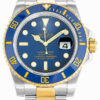 Rolex Submariner 40mm Blau Zifferblatt 116613LB “Bluesy” Taucheruhr - Frontansicht