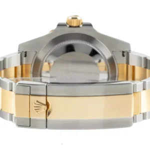 Rolex Submariner 40mm Blau Zifferblatt 116613LB “Bluesy” Taucheruhr - Krone und Luenette