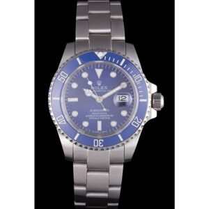 Rolex Submariner 40mm Blau Zifferblatt SRL50 Taucheruhr - Zifferblatt Nahaufnahme