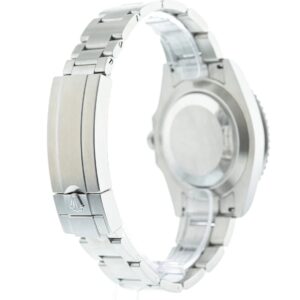 Rolex Submariner 41mm Schwarz Zifferblatt 124060 No-Datum Taucheruhr - Krone und Luenette