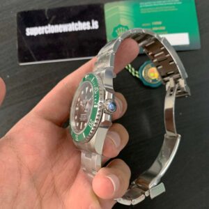 Rolex Submariner 41mm Schwarz Zifferblatt 126610LV “Starbucks” Taucheruhr - Gehaeuse Ansicht