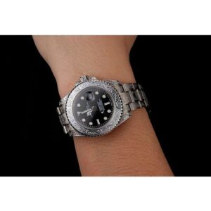 Rolex Submariner 41mm Schwarz Zifferblatt 1454093 Taucheruhr - Detail Zifferblatt