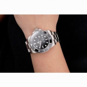 Rolex Submariner 41mm Schwarz Zifferblatt PR16233P Taucheruhr - Detail Zifferblatt