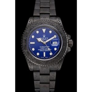 Rolex Submariner 41mm Blau Zifferblatt 1454084 Taucheruhr - Zifferblatt Nahaufnahme