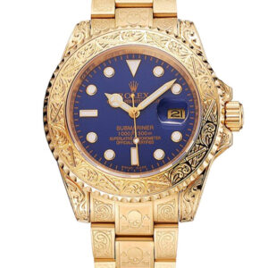 Rolex Submariner 41mm Blau Zifferblatt 1454089 Taucheruhr - Frontansicht