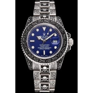 Rolex Submariner 41mm Blau Zifferblatt 1454091 Taucheruhr - Zifferblatt Nahaufnahme