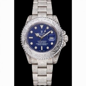 Rolex Submariner 41mm Blau Zifferblatt 1454094 Taucheruhr - Zifferblatt Nahaufnahme