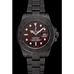 Rolex Submariner 41mm Braun Zifferblatt 1454075 Taucheruhr - Zifferblatt Nahaufnahme