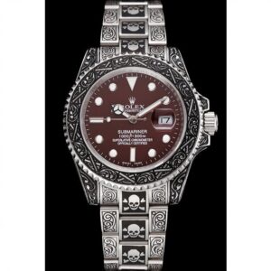 Rolex Submariner 41mm Braun Zifferblatt 1454078 Taucheruhr - Zifferblatt Nahaufnahme