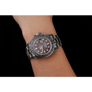 Rolex Submariner 41mm Braun Zifferblatt 1454078 Taucheruhr - Detail Zifferblatt