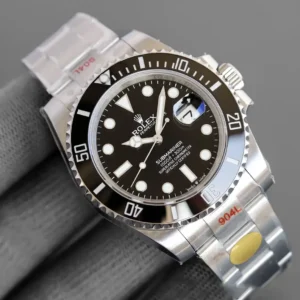 Rolex Submariner 126610LN Super - 41mm Schwarz Zifferblatt Taucheruhr - Zifferblatt Nahaufnahme