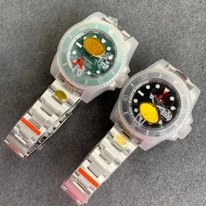 Rolex Submariner Blackwater Ghost 116610 Taucheruhr - Detail Zifferblatt