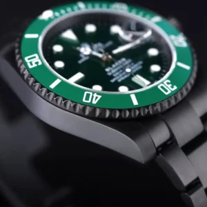 Rolex Submariner BLAKEN 116610 v9 Datum LV Taucheruhr - Krone und Luenette