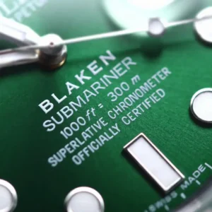Rolex Submariner BLAKEN 116610 v9 Gruen Zifferblatt Taucheruhr - Armband Detail