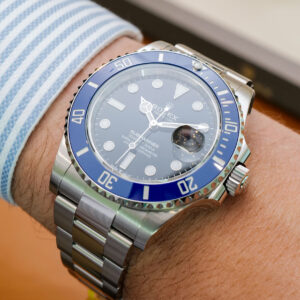 Rolex Submariner “Cookie Monster” 41mm Schwarz Zifferblatt 126619LB Taucheruhr - Zifferblatt Nahaufnahme